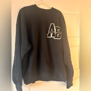 ANINE BING MILES OVERSIZED SWEATSHIRT LETTERMAN